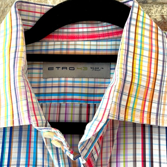 Etro men’s long sleeve button down shirt.  43EU - Picture 2 of 3
